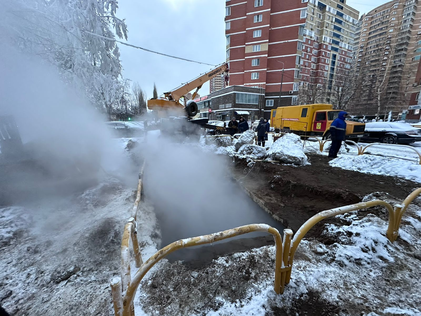 В Люберцах устранили последствия порыва теплотрассы | Администрация  городского округа Люберцы Московской области